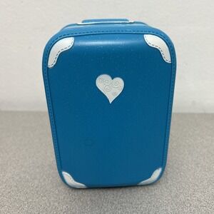 18" Doll Rolling Travel Suitcase Our Generation/Battat, Hard Shell, Teal & White